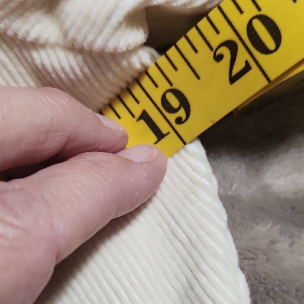 Tulle Cream Corduroy Button-Front Blazer - Picture 8 of 11